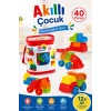 Akıllı Çocuk (40 Parça) - Büyük Parça Lego - Lego Setleri - Bloklar - Bebek Lego