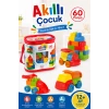 Akıllı Çocuk (60 Parça) - Büyük Parça Lego - Lego Setleri - Bloklar - Bebek Lego