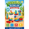 Kaktüs Bloklar (50 Parça) - Kaktüs Oyuncak - Lego Seti - Kaktüs Lego - Taraklı Lego Eğitici Lego Seti
