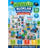Polis Kaktüs Bloklar (55 Parça) - Kaktüs Oyuncak - Lego Seti - Kaktüs Lego - Taraklı Lego
