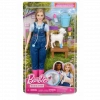 Barbie 65.Yıl Deluxe Kariyer Bebekleri - Çiflik Veteriner Seti HRG42 - Barbie Oyuncak Barbie Bebek Barbi Meslek