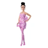 Barbie DELUXE STYLE - Yıldız Desenli Elbiseli Bebek JJN71 - Barbie Oyuncak Barbie Yoga Bebek