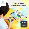 Akıllı GAN Monster Go Standard 3x3 Manyetik Küp - Zeka Küpü - Akıllı Küp - Yapay Zekalı Küp - Akıllı Manyetik