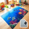 Balık Çocuk Halısı 100x160 cm. - Balık Anaokulu Halısı - Balık Kreş Halısı - Balık Oyun Halısı