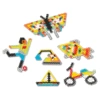 Çiçek Puzzle Lego (500 Parça) - Yıldız Puzzle - Çiçek Bloklar - Çiçek Legolar Oyuncak
