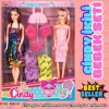 Cindy Aksesuarlı İkili Bebek - Barbie Oyuncak Bebek - Barbie Bebek - Bebek Oyun Evleri İçin Bebek - İkili Bebek Seti