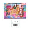 Cindy Doll Bebek Dünyası Seti - Oyuncak Pusetli Bebek - Barbie Pusetli Seti - Aksesuarlı Pusetlı Bebek Oyuncak