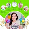 Doctor Squish Pack Refill Neon, Yedek Paket Parlak Simli Sukuşi Yapım Seti - Doktor Sukuşi - Sukuşi Yap Oyuncak