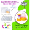 Doctor Squish Pack Refill Neon, Yedek Paket Parlak Simli Sukuşi Yapım Seti - Doktor Sukuşi - Sukuşi Yap Oyuncak
