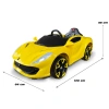 Favori GT Sarı Uzaktan Kumandalı 4X2 12 Volt Akülü Araba - RC Ferrari Akülü Araba