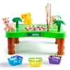 Hayvanat Bahçesi Mıknatıslı Balık Oyunu - Pilli Müzikli Balık Tutma Oyunu - Şarkılı Manyetik Eğitici Balık Yakalama Oyunu