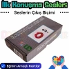 İlk Konuşma Sesleri  - Seslerin Konuşma Biçimi - Ses Kartları Konuşma Etkinliği Otizim Kartları