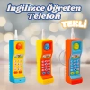 İngilizce Öğreten Sesli Işıklı Telefon - Eğitici Telefon - Zeka Geliştirici Oyuncak - Bebek Oyuncakları