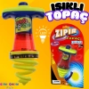Işıklı Yaylanabilen Topaç - Çocukluk Harikası Topaç - Oyuncak Işıklı Topaç - Zıplayan Topaç - Hızlı dönebilebilen Gyro Topaç