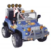 Kumandalı Çift Kişilik Mega Akülü Araba Mavi - 12 Volt İki Kişilik Akülü Araba Akülü JEEP - Mega Off Road Turbo Jeep