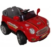 Kumandalı Mini Cooper Akülü Araba Kırmızı - Kumandalı 12 Volt Tek Kişilik Akülü Araba Akülü JEEP - Turbo Coupe Akülü Araba