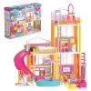 Lindanın Tatil Evi - Ev Oyuncak - Lindanın Tatil Ev Seti - Barbie Ev Seti - Rüya Evi - Oyun Evi