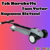 Lupa Katlanabilir Işıklı 3 Tekerlekli Gri Scooter - Işıklı Scooter - Slikon Teker Scooter - Çocuk Scooter - İttir Git