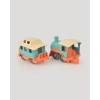 Lüx Somon Sevimli Tren Tren Seti - Plastik Tren - Kırılmaz Oyuncak - Kırılmaz Tren - Tren Oyuncakları - Tren Setleri