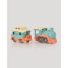 Lüx Somon Sevimli Tren Tren Seti - Plastik Tren - Kırılmaz Oyuncak - Kırılmaz Tren - Tren Oyuncakları - Tren Setleri