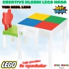 Mega Classic Creative Blok Masa Seti - Klasik Lego Masası - Slide Blocks - Creative Lego Oyuncakları - Lego Klasik Masa