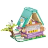 Mikro Blok Calico Cat Comic House Kedi Çizgi Roman Dükkanı 324 Parça - Lego Setleri - Keeppley Mini Lego - Keeppley Lego - Mikro Bloklar