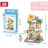 Mikro Blok Çiçek Mağazası 390 Parça - Lego Setleri - Loz Mini Lego - Çiçek Lego - Loz Lego - Mikro Bloklar