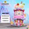 Mikro Blok Kapkek Dükkanı 350 Parça - Lego Setleri - Keeppley Mini Lego - Cup Cake Lego - Keeppley Lego - Mikro Bloklar
