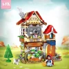 Mikro Blok Kırmızı Başlıklı Kız ve Kurt 704 Parça - Lego Setleri - Loz Mini Lego - Dükkan Lego - Loz Lego - Mikro Bloklar