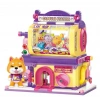 Mikro Blok Shiba Inu Gashapon Machine Kapsül Oyuncak Dükkanı 435 Parça - Lego Setleri - Keeppley Mini Lego - Keeppley Lego - Mikro Bloklar