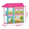 Milanın 2 Katlı Rüya Evi - Ev Oyuncak - Milanın Rüya Ev Seti - Barbie Ev Seti - Rüya Evi - Oyun Evi