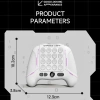 Orijinal Chases Light Oyun Konsolu - Kovalayan Işık Oyunu - Popit Light Up - Hızlı Işık Yakalama Oyunu - Fidget Anti Stres Oyunu - Beyaz