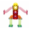 Orijinal Magnescape Magnetic Tiles 106 Parça - Magnetic Magical Magnet - Mıknatıslı Lego Magnescape
