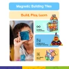 Orijinal Magnetic Tiles 71 Parça Manyetik Lego - Magnetic Magical Magnet - Mıknatıslı Lego