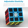 Orijinal MoYu Fiber Karbon 3x3 Küp - Moyu Speed Cube - Moyu Fiber Karbon 3x3 Zeka Küpü - Zeka Küpü - Rubik Küp