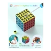 Orijinal MoYu Fiber Karbon 5x5 Küp - Moyu Speed Cube - Moyu Fiber Karbon 5x5 Zeka Küpü - Zeka Küpü - Rubik Küp