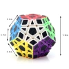 Orijinal MoYu Fiber Karbon Megaminx Küp - Moyu Speed Cube - Moyu Fiber Karbon Megaminx Zeka Küpü - Zeka Küpü - Rubik Küp