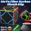 Orijinal MoYu Fiber Karbon Skewb Küp - Moyu Speed Cube - Moyu Fiber Karbon Skewb Zeka Küpü - Zeka Küpü - Rubik Küp