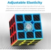 Orijinal QY Fiber Karbon 3x3 Speed Küp - QiYi 3x3 Küp - Akıl Küpü - Orjinal QY Speed Küp - Zeka Küpü