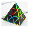 Orijinal QY Fiber Karbon Piramit Speed Küp - QiYi Piramit Küp - Akıl Küpü - Orjinal QY Speed Küp - Zeka Küpü