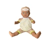 Oynar Gözlü Türkçe Konuşan Siyahi Berke Kel Et Bebek 60 Cm. - Konuşabilen Bebek - Kel Büyük Bebek