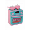 Pilli Ocaklı Fırın Seti - Pilli Oyuncak Fırın - Fırın Seti Oyuncak - Işıklı Sesli Fırın - Davlumbaz Fırın - Mikrodalga Oyuncak