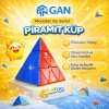 Profesyonel GAN Monster Go Piramit Küp - GAN Piramit Zeka Küpü - GAN Monster Go Pyraminx