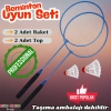 Lüx Badminton Raketi Seti - 2li Badminton Seti - Badminton Raket Seti - 2 Adet Badminton Raketi - Çocuk İçin Raket