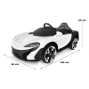 Quantum GT Beyaz Uzaktan Kumandalı 4X2 12 Volt Akülü Araba - RC McLaren Akülü Araba