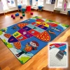 SekSek Çocuk Halısı 200x290 cm. - Sek Sek Anaokulu Halısı - Sek Sek Kreş Halısı - SekSek Oyun Halısı