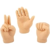 Slikon Taş Kağıt Makas Oyunu - Parmak Oyunu - Parmak Taş-Kağıt-Makas Oyunu - Parmak Fidget Oyuncakları