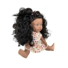Türkçe Konuşan Siyahi Sakura Saçlı Et Bebek 35 Cm. - Konuşabilen Bebek - Saçlı Büyük Bebek - Saçlı Bebek