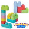 Yumuşak Soft Lego Seti 12 Parça - Büyük Yumuşak Bloklar - Büyük Soft Lego Oyuncakları - Yumuşak Lego - Soft Lego