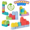 Yumuşak Soft Lego Seti 24 Parça Paketli - Büyük Yumuşak Bloklar - Büyük Soft Lego Oyuncakları - Yumuşak Lego - Soft Lego